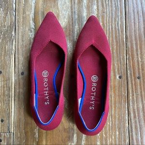 Rothy’s The Point in Chili Red